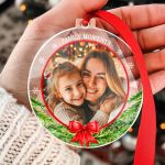 Στολίδι Χριστουγεννιάτικου Δέντρου με Φωτογραφία, Family