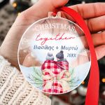 Στολίδι Χριστουγεννιάτικου Δέντρου με Φωτογραφία, Loving Xmas