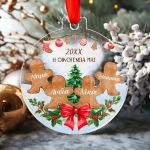 Στολίδι Χριστουγεννιάτικου Δέντρου με Φωτογραφία, Ginger Family
