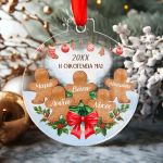 Στολίδι Χριστουγεννιάτικου Δέντρου με Φωτογραφία, Xmas Family