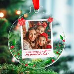 Στολίδι Χριστουγεννιάτικου Δέντρου με Φωτογραφία, Christmas
