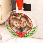 Στολίδι Χριστουγεννιάτικου Δέντρου με Φωτογραφία, Family