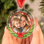 Στολίδι Χριστουγεννιάτικου Δέντρου με Φωτογραφία, Family