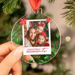 Στολίδι Χριστουγεννιάτικου Δέντρου με Φωτογραφία, Christmas