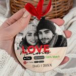 Δώρο για Ζευγάρια, Στολίδι Χριστουγεννιάτικου Δέντρου, Love You