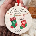 Στολίδι Χριστουγεννιάτικου Δέντρου για Ζευγάρια με Ονόματα- Deer