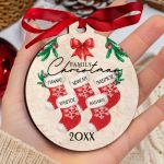 Στολίδι Χριστουγεννιάτικου Δέντρου με Ονόματα, Christmas Joy