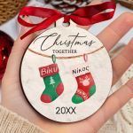 Στολίδι Χριστουγεννιάτικου Δέντρου για Ζευγάρια με Ονόματα- Deer