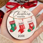 Στολίδι Χριστουγεννιάτικου Δέντρου με Ονόματα- Fire Place