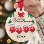 Στολίδι Χριστουγεννιάτικου Δέντρου με Ονόματα, Big Xmas Family