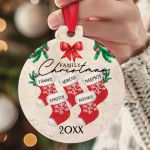 Στολίδι Χριστουγεννιάτικου Δέντρου με Ονόματα, Christmas Joy