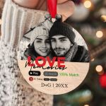 Δώρο για Ζευγάρια, Στολίδι Χριστουγεννιάτικου Δέντρου, Love You