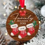 Χριστουγεννιάτικο Στολίδι Δέντρου με Ονόματα, Holiday Socks