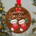 Στολίδι Χριστουγεννιάτικου Δέντρου με Ονόματα, Holidays Together