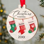 Στολίδι Χριστουγεννιάτικου Δέντρου με Ονόματα- Fire Place