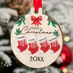 Στολίδι Χριστουγεννιάτικου Δέντρου με Ονόματα, Big Xmas Family