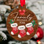 Χριστουγεννιάτικο Στολίδι Δέντρου με Ονόματα, Holiday Socks