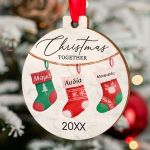 Στολίδι Χριστουγεννιάτικου Δέντρου με Ονόματα- Fire Place