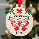 Στολίδι Χριστουγεννιάτικου Δέντρου με Ονόματα, Christmas Joy