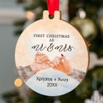 Στολίδι Χριστουγεννιάτικου Δέντρου Δώρο για Ζευγάρια, Mr & Msr