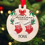 Στολίδι Χριστουγεννιάτικου Δέντρου με Ονόματα, Christmas Socks