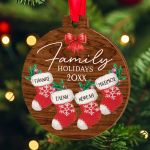 Στολίδι Χριστουγεννιάτικο Δέντρου με Ονόματα, Together Holidays