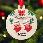 Στολίδι Χριστουγεννιάτικου Δέντρου με Ονόματα, Christmas Socks