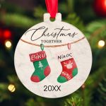 Στολίδι Χριστουγεννιάτικου Δέντρου για Ζευγάρια με Ονόματα- Deer