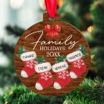 Στολίδι Χριστουγεννιάτικο Δέντρου με Ονόματα, Together Holidays