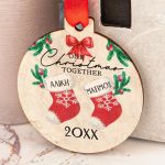 Στολίδι Χριστουγεννιάτικου Δέντρου με Ονόματα, Christmas Socks