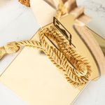 Premium Χρυσό Γούρι DIY Χριστουγέννων, Σε Σχήμα Ρόδι