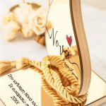 Premium Προσωποποιημένο Χρυσό Γούρι, Δώρο για Νονά