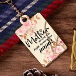 Μπρελόκ Golden Mirror με Αφιέρωση, Δώρο για Μητέρα