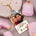 Χριστουγεννιάτικο Golden Mirror Μπρελόκ με Μονογράμματα