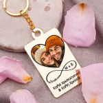 Προσωποποιημένο Μπρελόκ Golden Mirror, Δώρο για Ζευγάρια