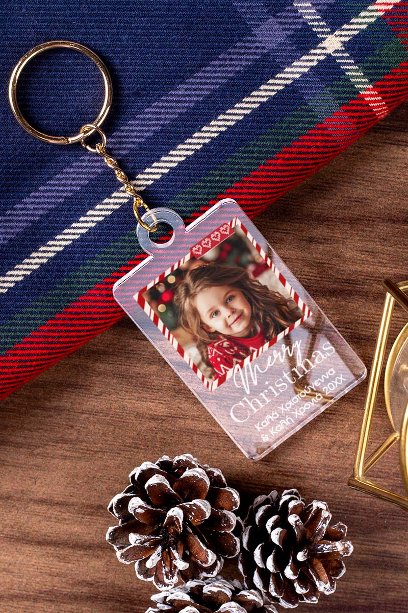 Μπρελόκ Plexi, Προσωποποιημένο με Όνομα για Χριστούγεννα