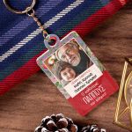 Χριστουγεννιάτικο Μπρελόκ Plexi με Αφιέρωση, Δώρο για Παππού