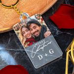 Προσωποποιημένο Μπρελόκ Plexi με Μονογράμματα, Για Ζευγάρι