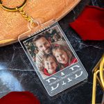 Μπρελόκ Plexi με Φωτογραφία, Προσωποποιημένο Δώρο για Μπαμπά