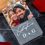 Προσωποποιημένο Μπρελόκ Plexi με Μονογράμματα, Για Ζευγάρι