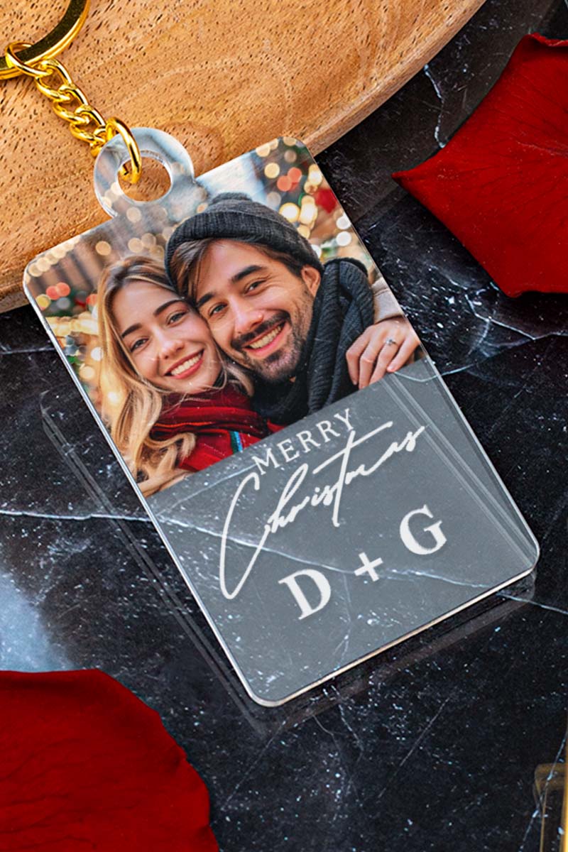 Προσωποποιημένο Μπρελόκ Plexi με Μονογράμματα, Για Ζευγάρι