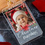 Χριστουγεννιάτικο Μπρελόκ Plexi με Όνομα, Δώρο για Παιδιά