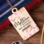 Χριστουγεννιάτικο Ξύλινο Μπρελόκ με Αφιέρωση, Δώρο για Μαμά