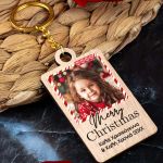 Χριστούγεννιάτικο Μπρελόκ Ξύλινο, Προσωποποιημένο Δώρο