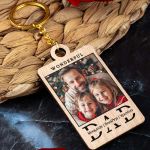 Χριστουγεννιάτικο Μπρελόκ Ξύλινο με Ονόματα, Δώρο για Πατέρα