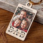 Χριστουγεννιάτικο Μπρελόκ Ξύλινο με Ονόματα, Δώρο για Πατέρα