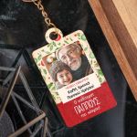 Μπρελόκ Ξύλινο, Χριστουγεννιάτικο Δώρο για Παππού