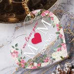 Χριστουγεννιάτικο Μπρελόκ Plexi με Όνομα, Δώρο για Μητέρα