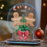 Φωτιστικό με Χριστουγεννιάτικα Μπισκότα, Δώρο για Ζευγάρι