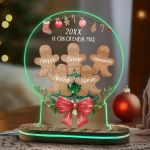 Φωτιστικό με 5 Χριστουγεννιάτικα Μπισκότα, Δώρο για Οικογένεια
